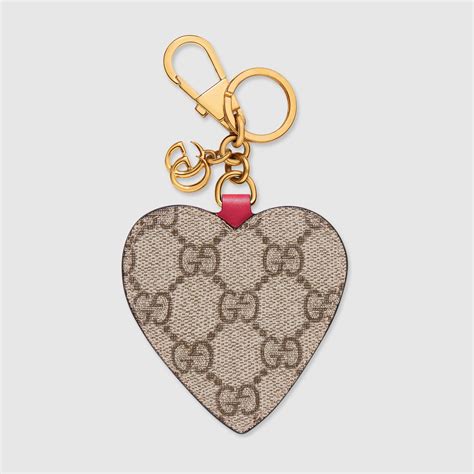 gucci heart keychain|gucci keyrings for women.